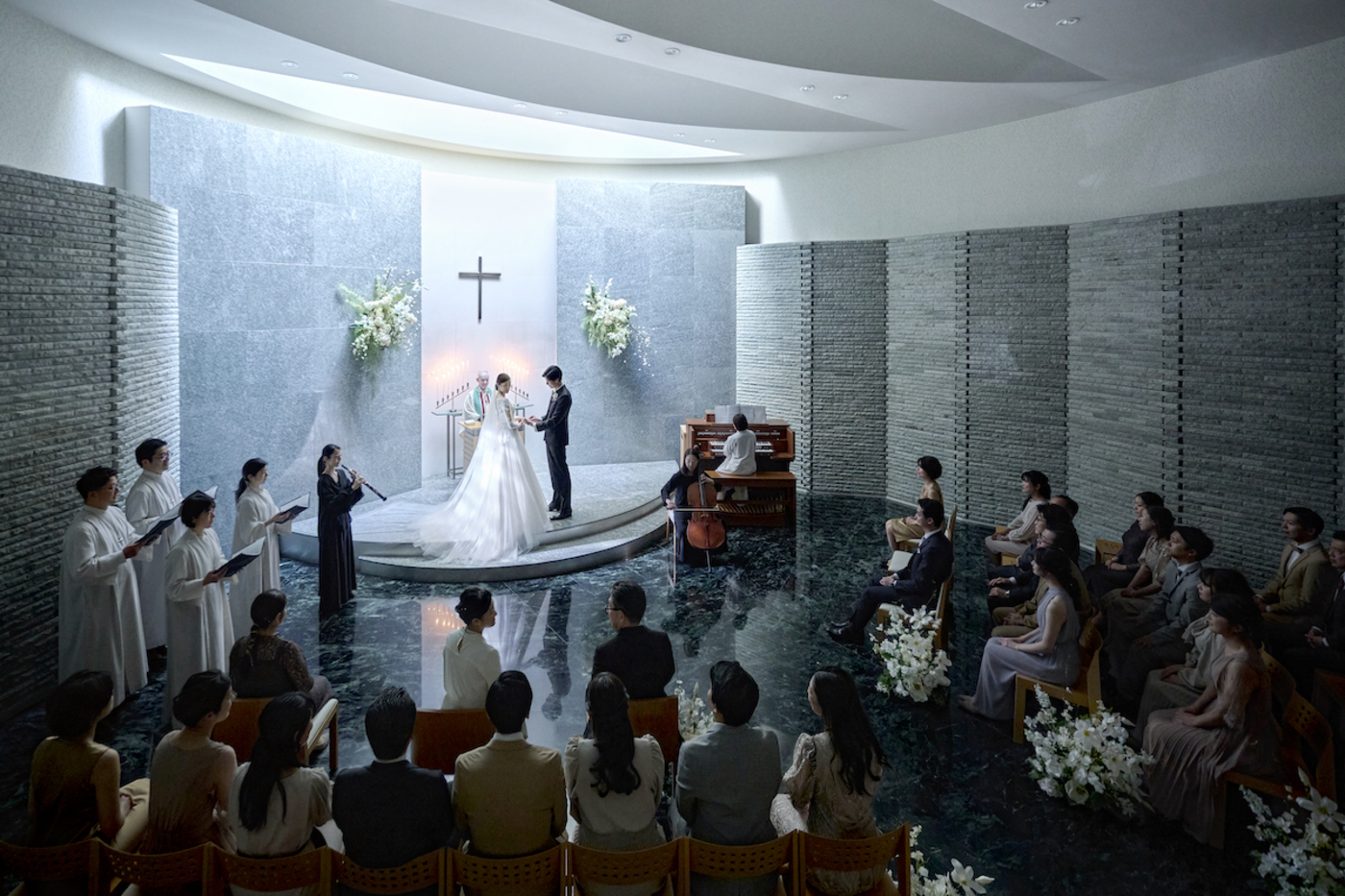 【90日前からご予約受付】本格派教会「セルリアンタワーチャーチ」でお得に結婚式を －Special Ceremony Plan－