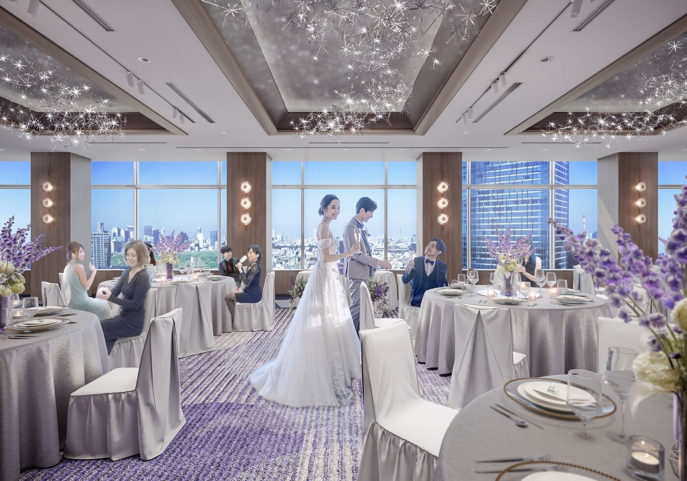 【最大93万円×結婚式当日 宿泊】地上145mの美景＆絶品牛フィレ試食