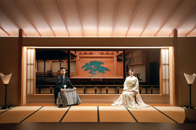 【3つの少人数専用会場】能楽堂を望む料亭